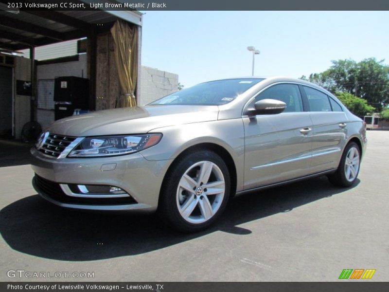 Light Brown Metallic / Black 2013 Volkswagen CC Sport