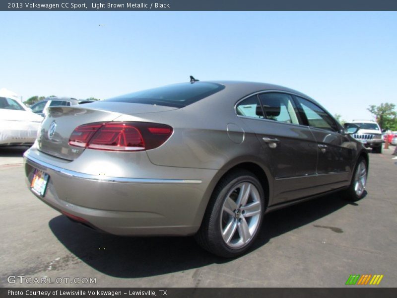 Light Brown Metallic / Black 2013 Volkswagen CC Sport
