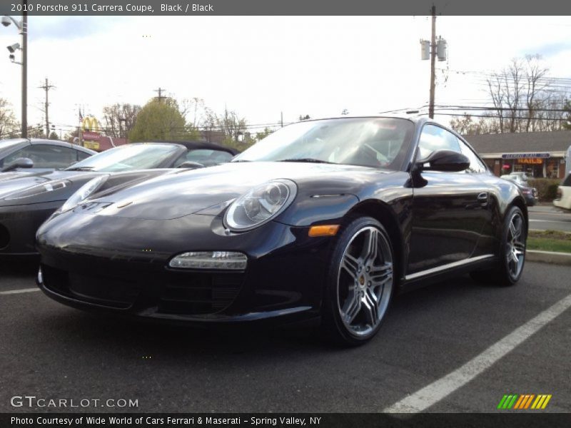 Black / Black 2010 Porsche 911 Carrera Coupe