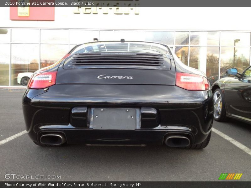 Black / Black 2010 Porsche 911 Carrera Coupe
