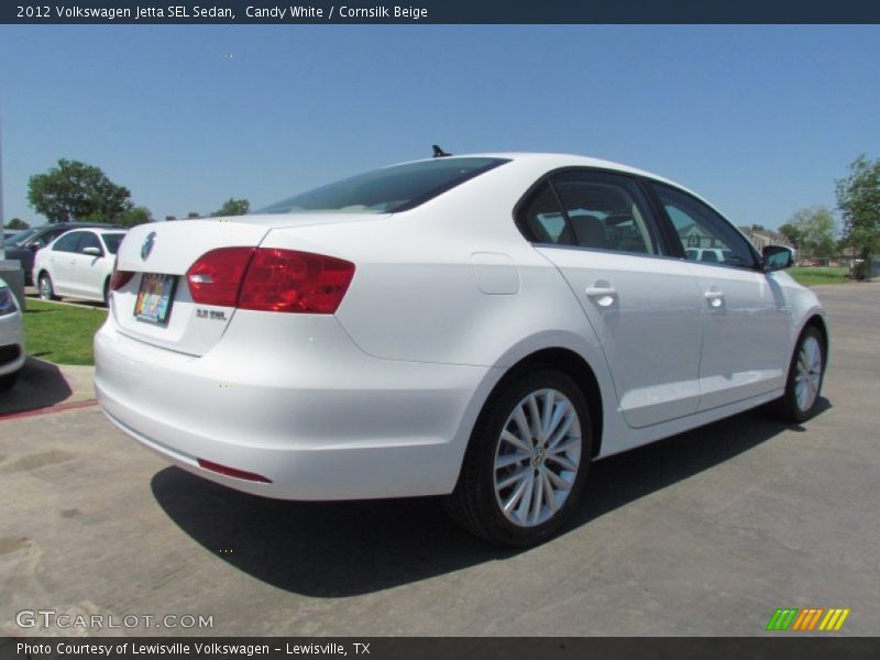 Candy White / Cornsilk Beige 2012 Volkswagen Jetta SEL Sedan