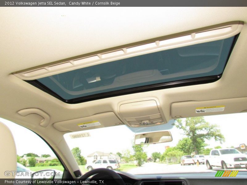 Candy White / Cornsilk Beige 2012 Volkswagen Jetta SEL Sedan