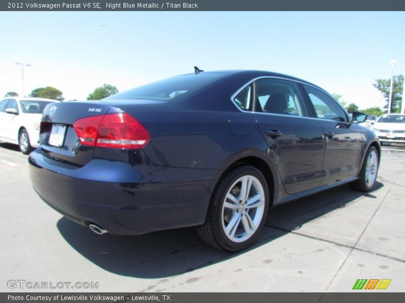 Night Blue Metallic / Titan Black 2012 Volkswagen Passat V6 SE