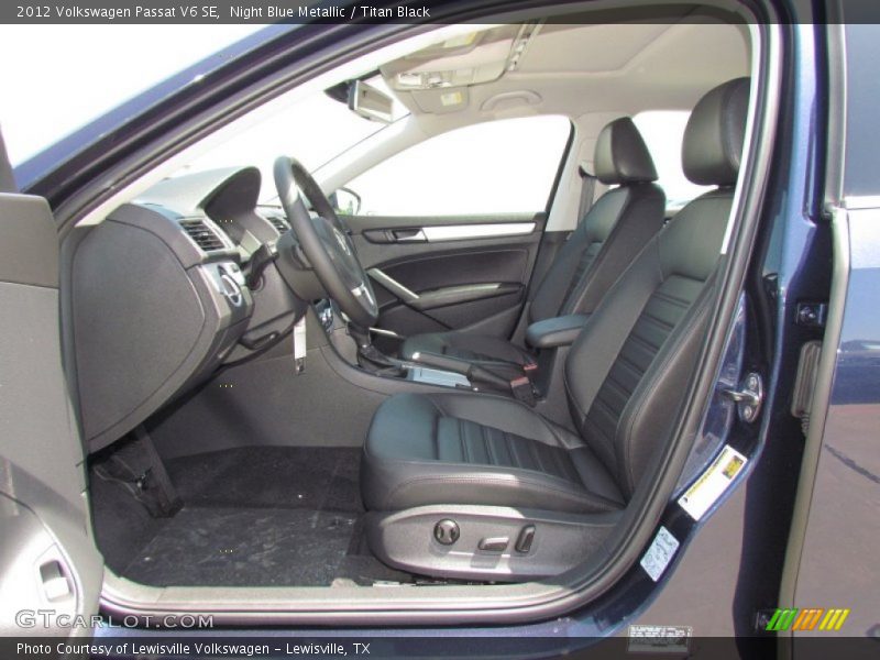 Night Blue Metallic / Titan Black 2012 Volkswagen Passat V6 SE