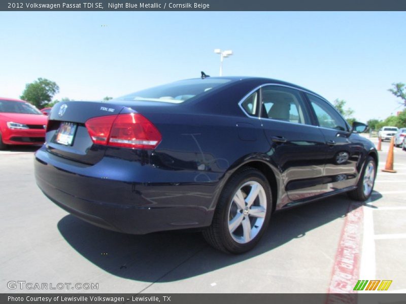 Night Blue Metallic / Cornsilk Beige 2012 Volkswagen Passat TDI SE
