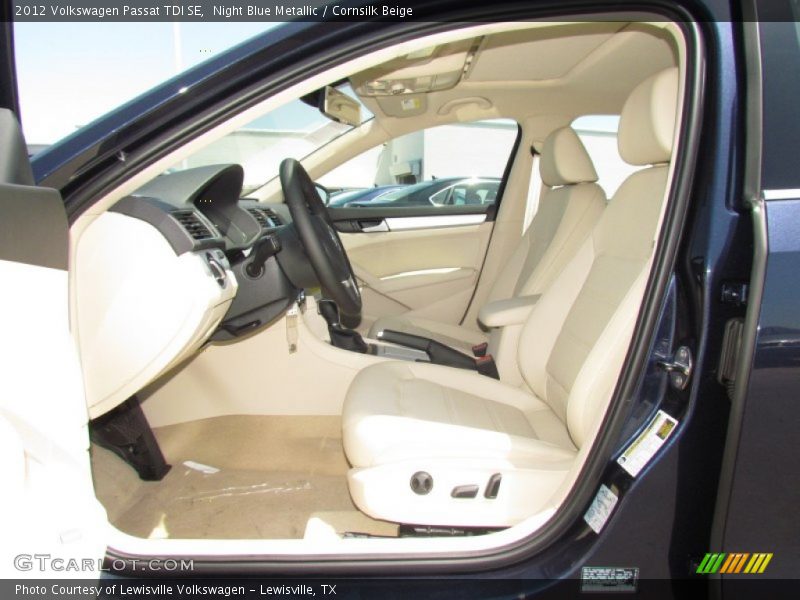 Night Blue Metallic / Cornsilk Beige 2012 Volkswagen Passat TDI SE