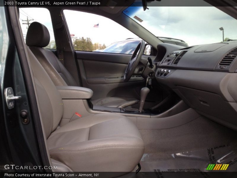 Aspen Green Pearl / Taupe 2003 Toyota Camry LE V6