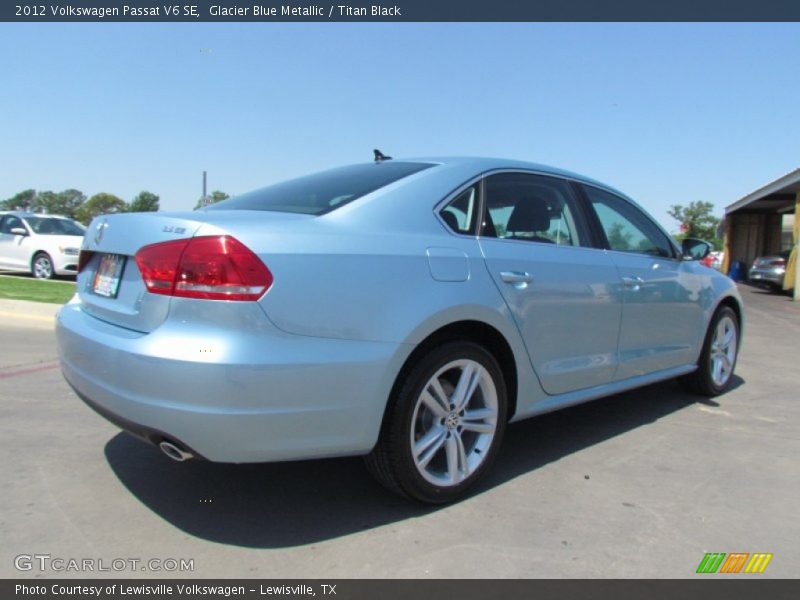 Glacier Blue Metallic / Titan Black 2012 Volkswagen Passat V6 SE
