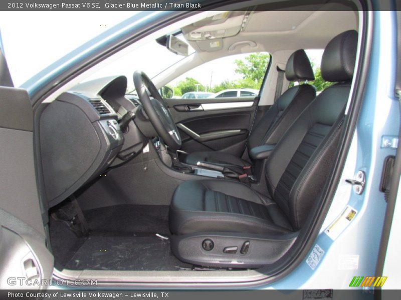 Glacier Blue Metallic / Titan Black 2012 Volkswagen Passat V6 SE