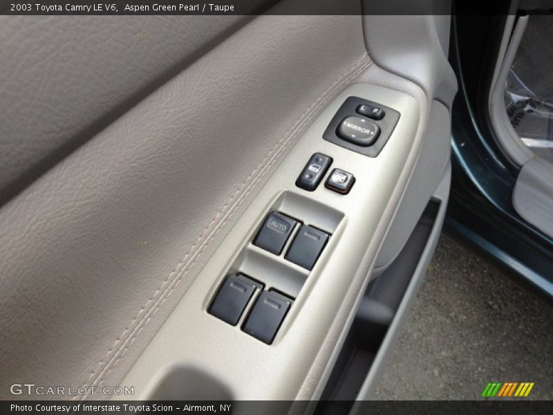 Aspen Green Pearl / Taupe 2003 Toyota Camry LE V6