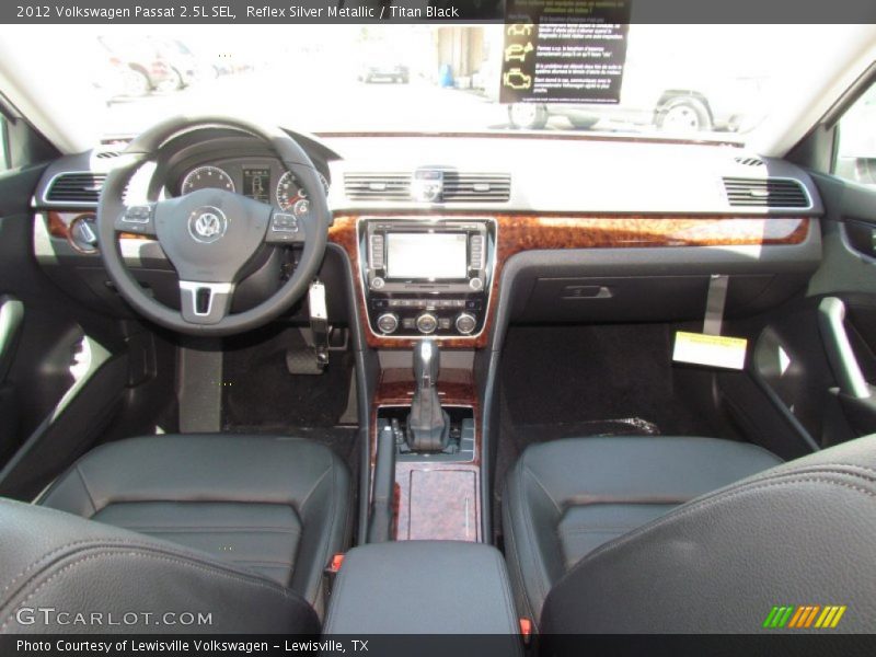 Reflex Silver Metallic / Titan Black 2012 Volkswagen Passat 2.5L SEL