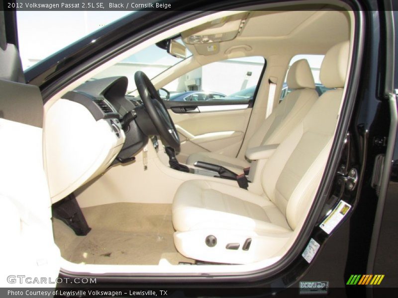 Black / Cornsilk Beige 2012 Volkswagen Passat 2.5L SE