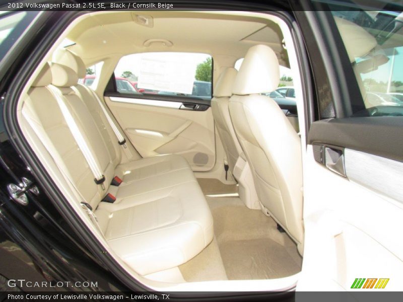 Black / Cornsilk Beige 2012 Volkswagen Passat 2.5L SE