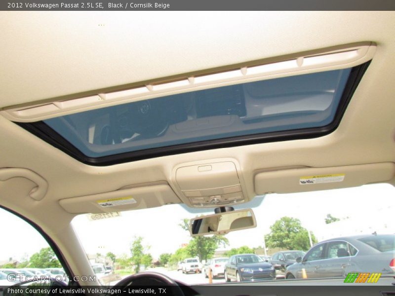 Black / Cornsilk Beige 2012 Volkswagen Passat 2.5L SE