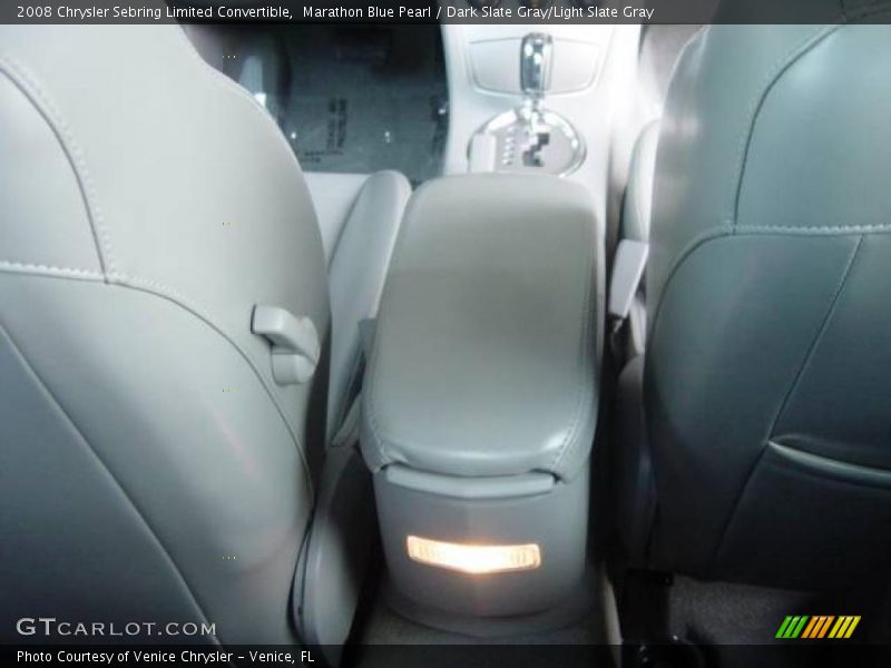 Marathon Blue Pearl / Dark Slate Gray/Light Slate Gray 2008 Chrysler Sebring Limited Convertible