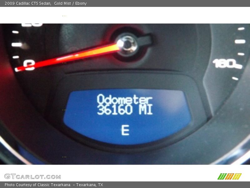 Gold Mist / Ebony 2009 Cadillac CTS Sedan