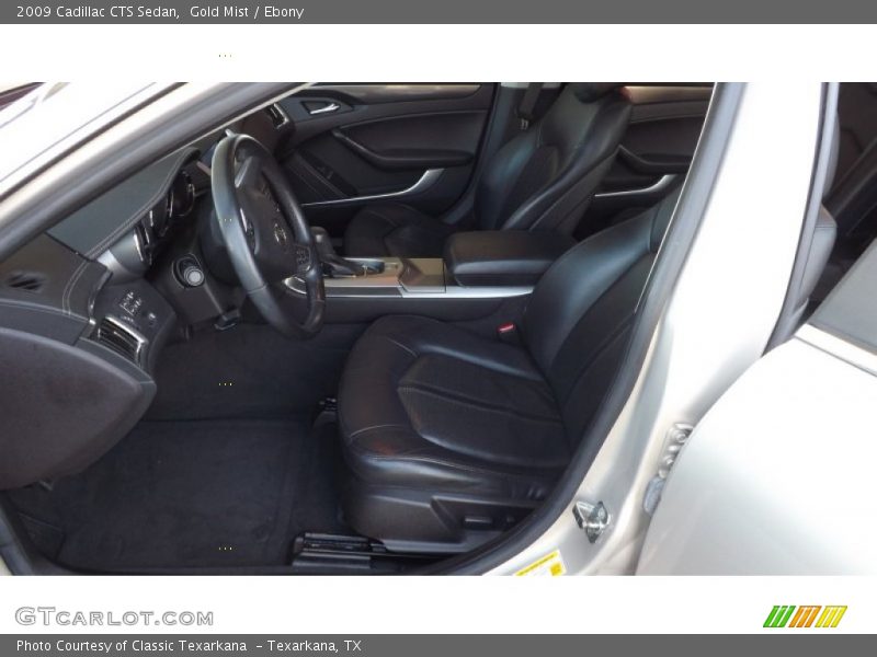 Gold Mist / Ebony 2009 Cadillac CTS Sedan