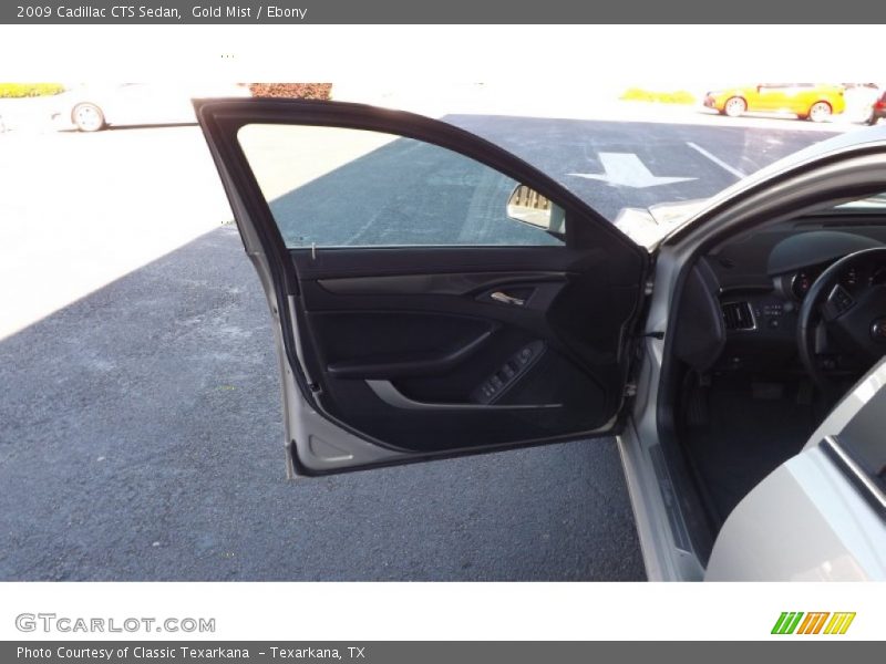 Gold Mist / Ebony 2009 Cadillac CTS Sedan