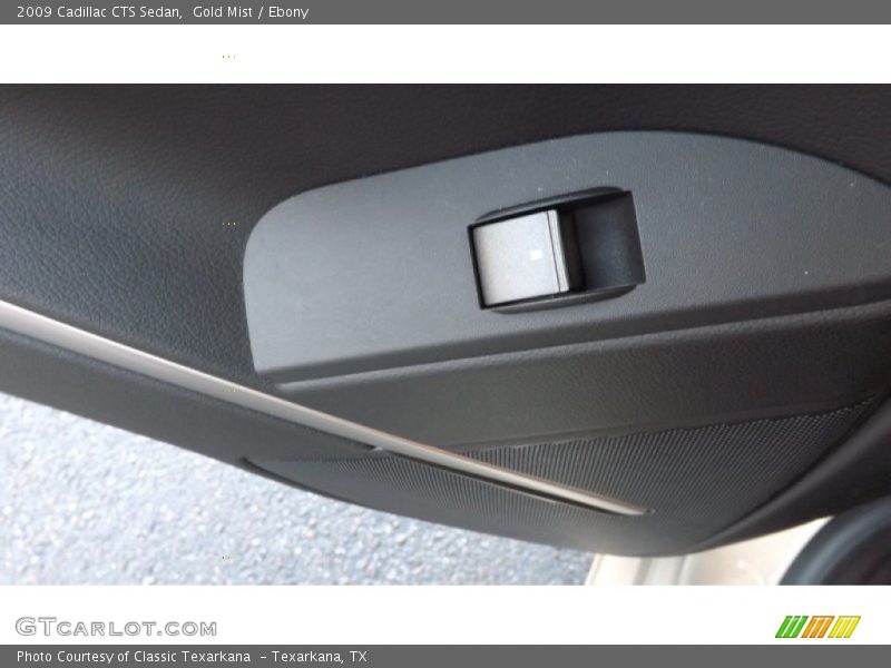 Gold Mist / Ebony 2009 Cadillac CTS Sedan