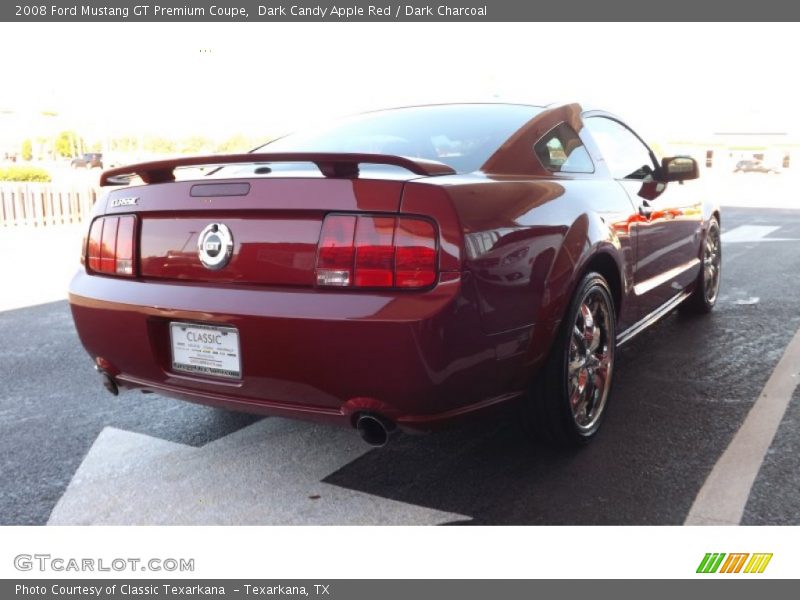 Dark Candy Apple Red / Dark Charcoal 2008 Ford Mustang GT Premium Coupe