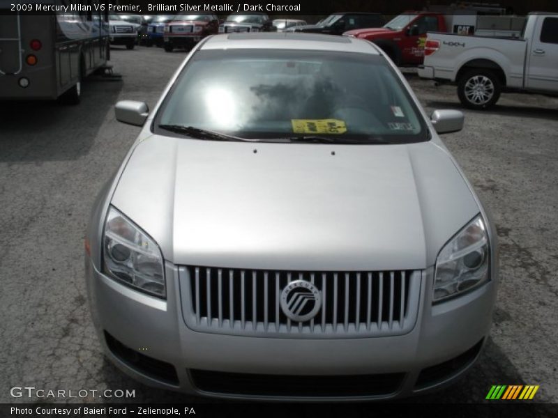 Brilliant Silver Metallic / Dark Charcoal 2009 Mercury Milan V6 Premier