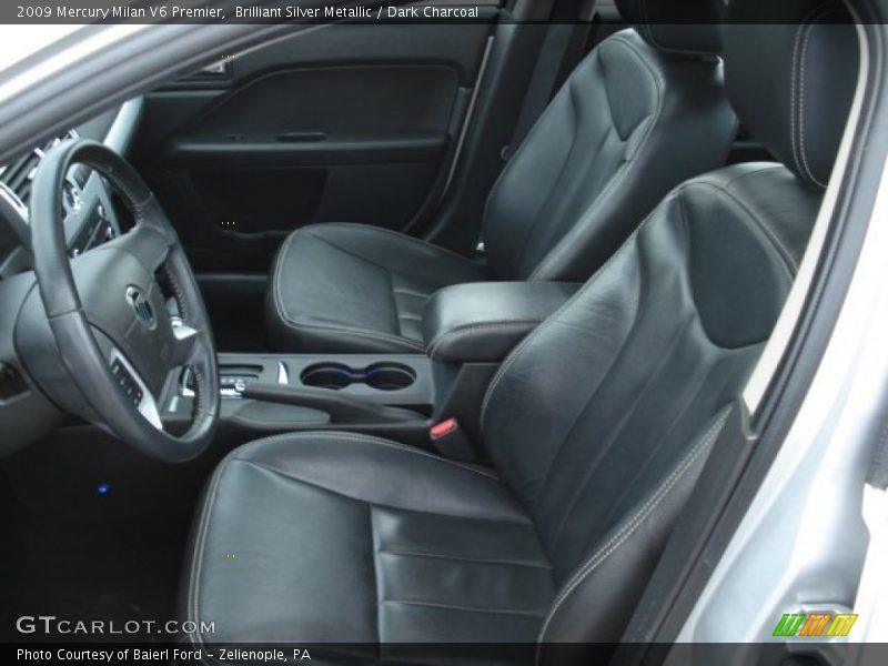 Brilliant Silver Metallic / Dark Charcoal 2009 Mercury Milan V6 Premier