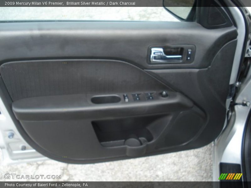 Brilliant Silver Metallic / Dark Charcoal 2009 Mercury Milan V6 Premier