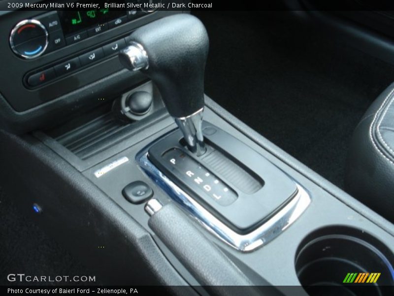 Brilliant Silver Metallic / Dark Charcoal 2009 Mercury Milan V6 Premier