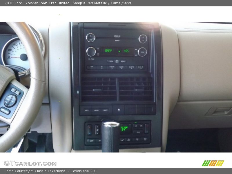 Sangria Red Metallic / Camel/Sand 2010 Ford Explorer Sport Trac Limited