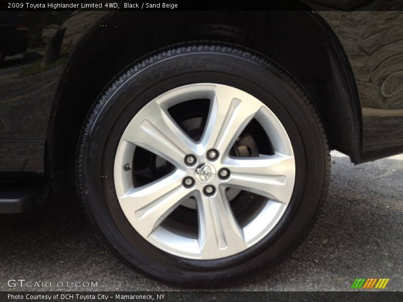 Black / Sand Beige 2009 Toyota Highlander Limited 4WD