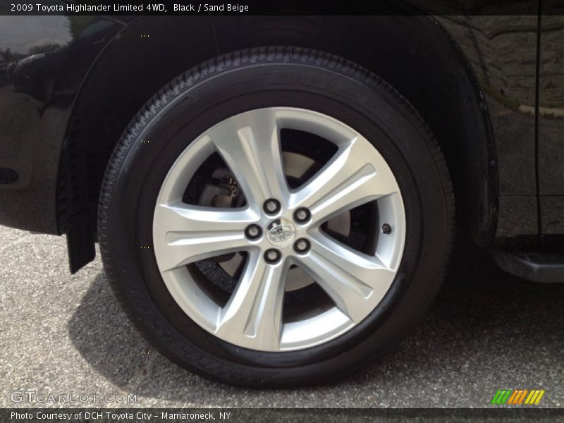 Black / Sand Beige 2009 Toyota Highlander Limited 4WD