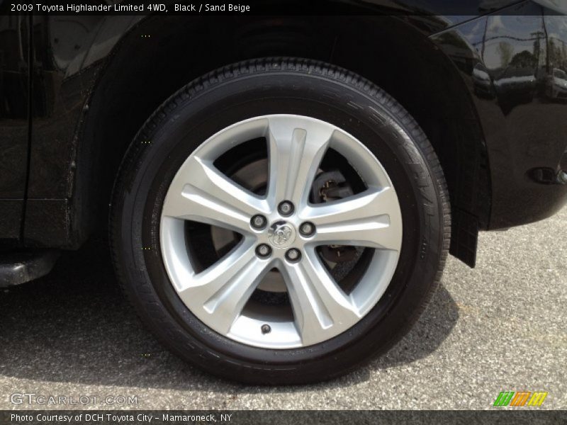 Black / Sand Beige 2009 Toyota Highlander Limited 4WD