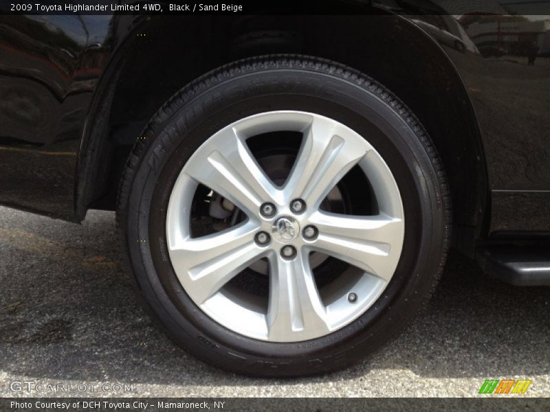 Black / Sand Beige 2009 Toyota Highlander Limited 4WD