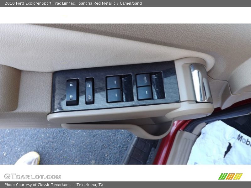 Sangria Red Metallic / Camel/Sand 2010 Ford Explorer Sport Trac Limited