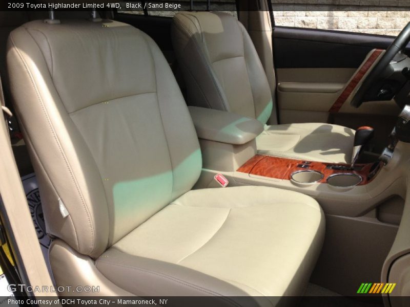 Black / Sand Beige 2009 Toyota Highlander Limited 4WD