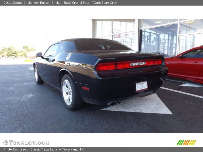 Brilliant Black Crystal Pearl / Dark Slate Gray 2011 Dodge Challenger Rallye