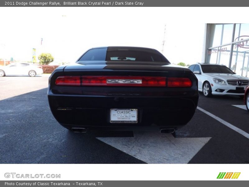 Brilliant Black Crystal Pearl / Dark Slate Gray 2011 Dodge Challenger Rallye