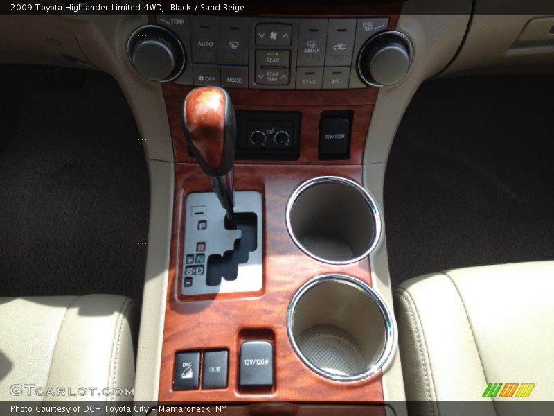 Black / Sand Beige 2009 Toyota Highlander Limited 4WD