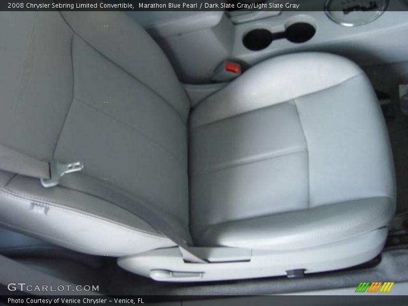 Marathon Blue Pearl / Dark Slate Gray/Light Slate Gray 2008 Chrysler Sebring Limited Convertible