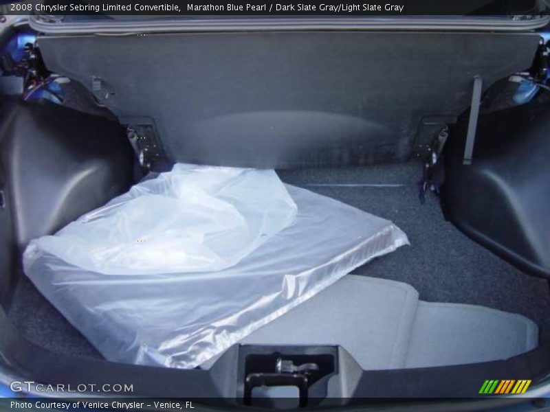 Marathon Blue Pearl / Dark Slate Gray/Light Slate Gray 2008 Chrysler Sebring Limited Convertible