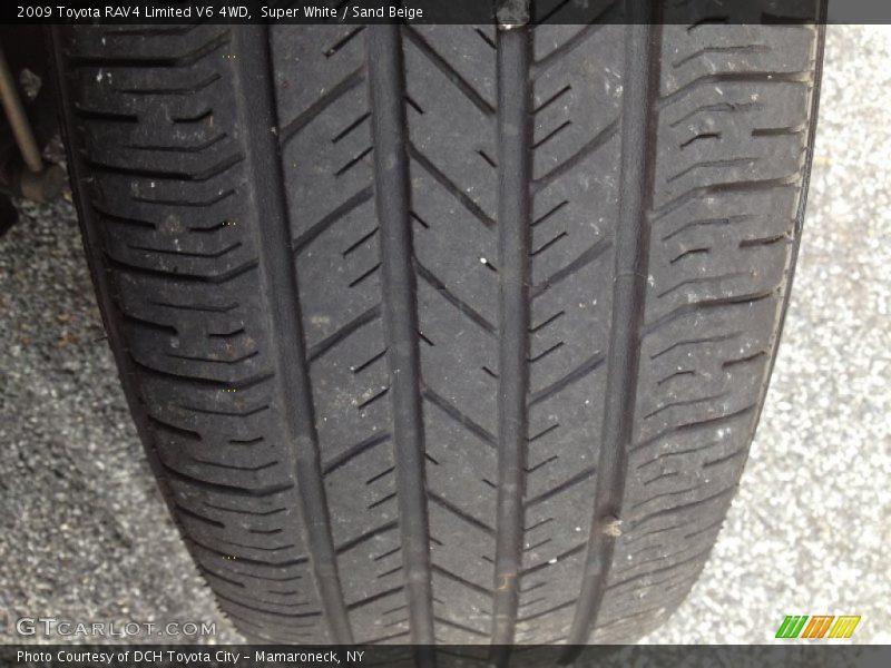 Super White / Sand Beige 2009 Toyota RAV4 Limited V6 4WD