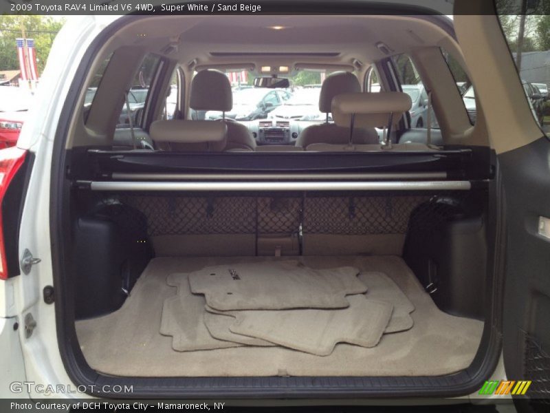 Super White / Sand Beige 2009 Toyota RAV4 Limited V6 4WD