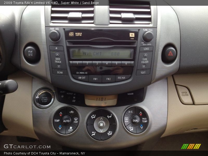 Super White / Sand Beige 2009 Toyota RAV4 Limited V6 4WD