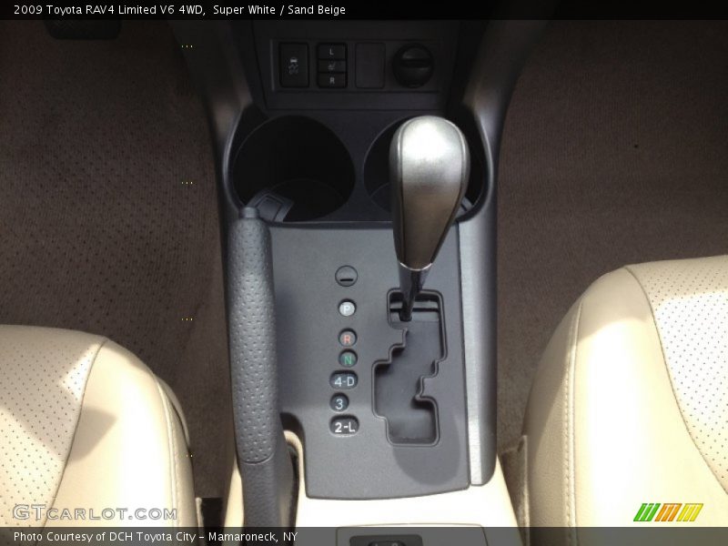 Super White / Sand Beige 2009 Toyota RAV4 Limited V6 4WD