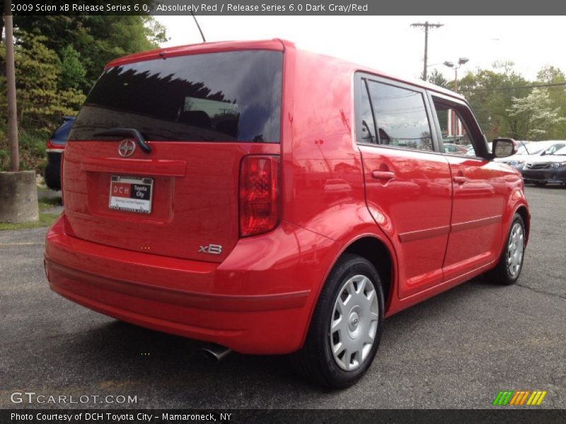 Absolutely Red / Release Series 6.0 Dark Gray/Red 2009 Scion xB Release Series 6.0