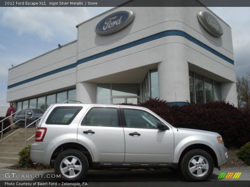 Ingot Silver Metallic / Stone 2012 Ford Escape XLS