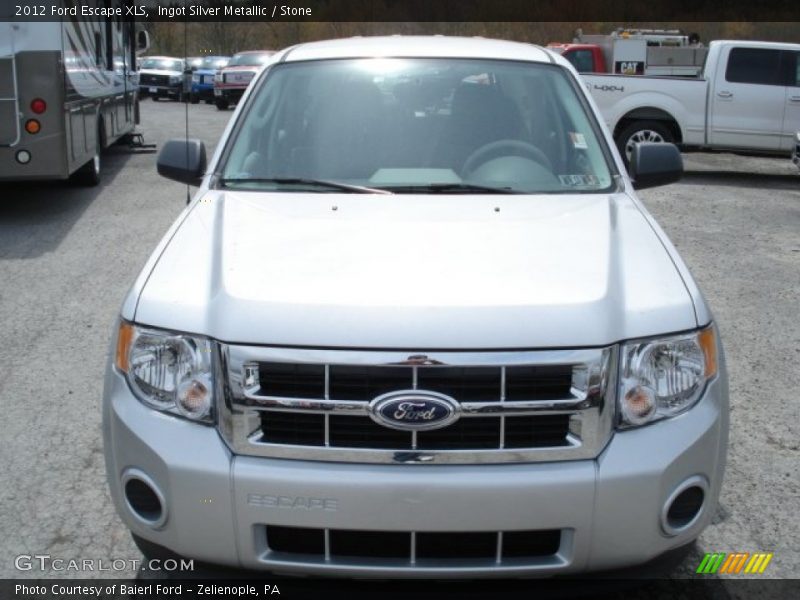 Ingot Silver Metallic / Stone 2012 Ford Escape XLS