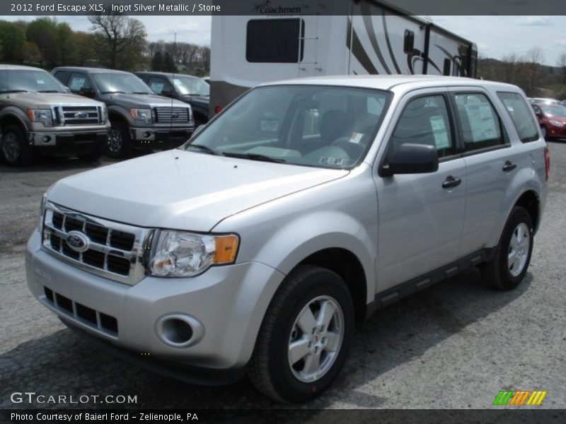 Ingot Silver Metallic / Stone 2012 Ford Escape XLS