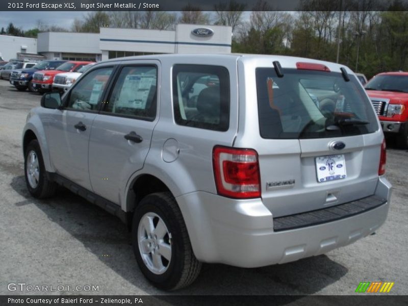 Ingot Silver Metallic / Stone 2012 Ford Escape XLS