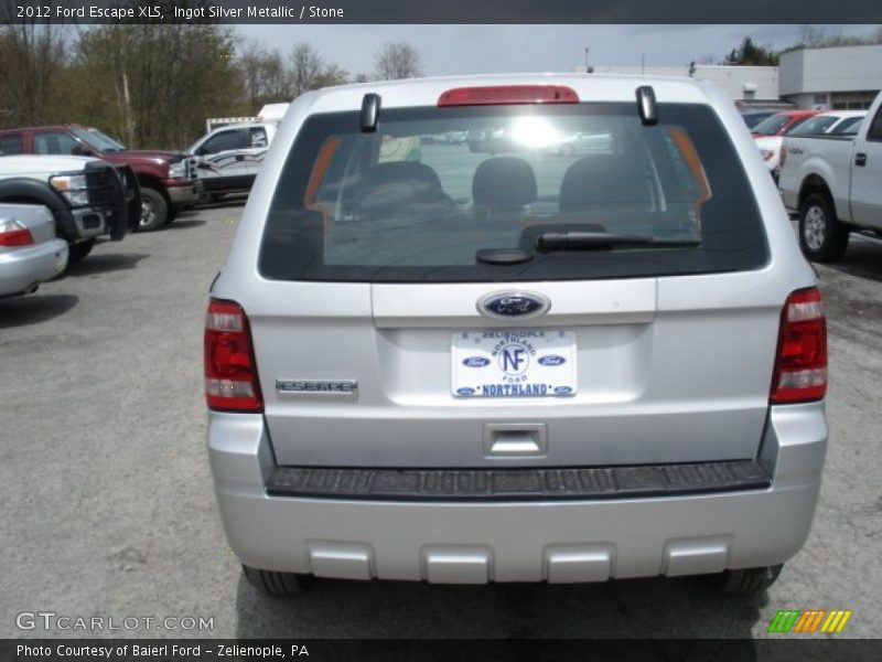 Ingot Silver Metallic / Stone 2012 Ford Escape XLS